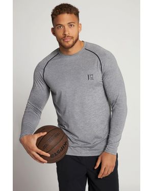 JP1880 T- Funktions-Shirt FLEXNAMIC® Fitness Langarm - Grau