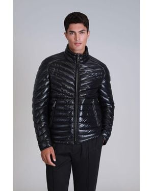 Lufian Outdoorjacke Luc (1-St) mit modischer Steppung - Blau