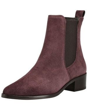 Paul Green Stiefelette Veloursleder/Textil Stiefelette - Braun