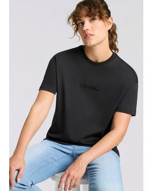 Vans T-Shirt W Essential Os Tee Mit Rundhalsausschnitt, Kurzarm, Aus Baumwolle - Schwarz