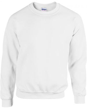 Gildan Heavy Blend Crewneck Sweatshirt, Pullover - Weiß