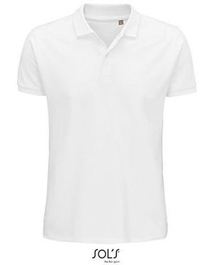 Sol's Poloshirt , Planet Men Polo Shirt, 100% Bio-Baumwolle - Weiß