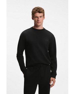 BOSS Sweatshirt Andrew Basic, Regular Fit - Schwarz