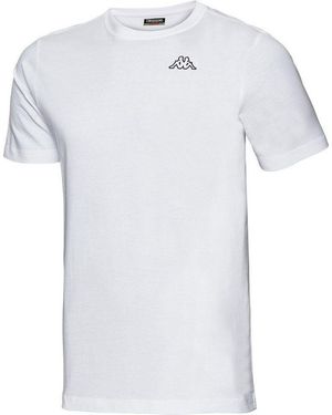 Kappa T-Shirt Aus Superweicher, Hautfreundlicher Baumwolle - Weiß