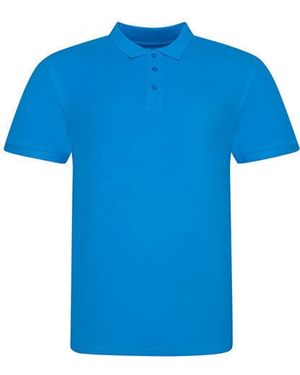 Just Ts Poloshirt The 100 Polo, Gekämmte, ringgesponnene Baumwolle - Blau