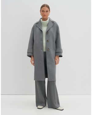 someday. Wollmantel VARALA Loose - Grau