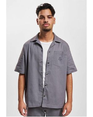 DEF Langarmhemd Hamza Shirt - Grau