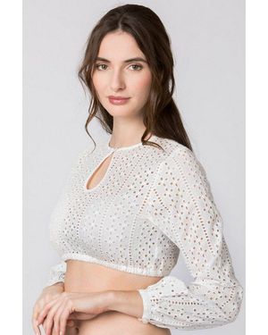 Stockerpoint Dirndlbluse Dirndlbluse - Weiß