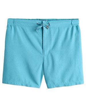 Next Badeshorts Ultraweiche Badeshorts Mit Waffelstruktur, 5 Zoll (1-St) - Blau
