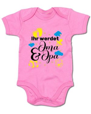 G-graphics Kurzarmbody Ihr werdet Oma & - Pink