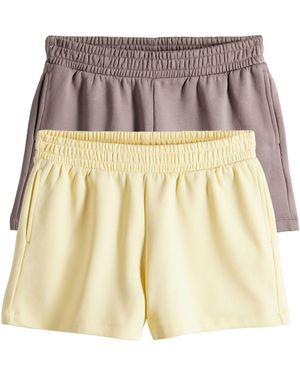 The Set Shorts Joggingshorts im Relaxed Fit, 2er-Pack (2-tlg) - Mettallic