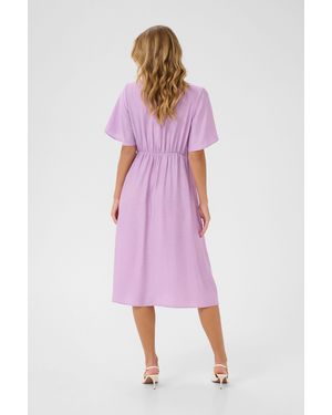Kaffe Blusenkleid Kleid KAjasmin - Pink