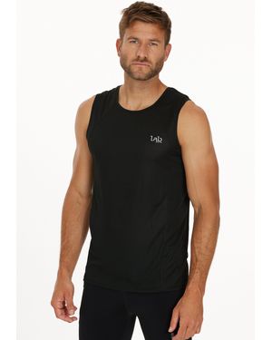ELITE LAB LAB Tanktop Astio Elite (1-tlg) mit reflektierendem Print - Schwarz