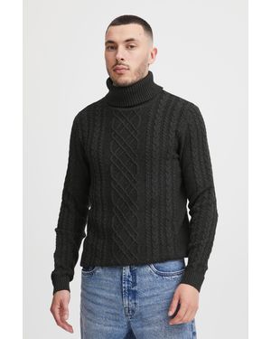 11 Project Rollkragenpullover PRJamelio - Schwarz
