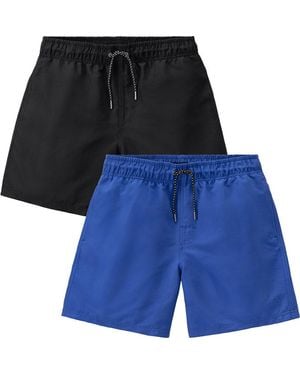 Chiemsee Bermudas (Packung, 2er-Pack) mit elastischem Bund, als Bade- und Freizeithose einsetzbar - Blau
