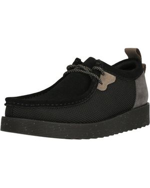Clarks Wallabee Sneaker Mit Besonders Stoßdämpfender Sohle - Schwarz