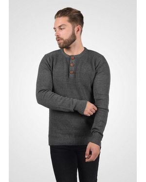 Solid Strickpullover Sdterrance Strickpulli - Grau
