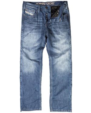 John Doe Motorradhose Denim XTM Light Blue Motorrad Jeans Atmungsaktiv wasserabweisend - Blau