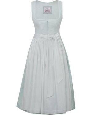 Marjo Trachten Dirndl 'Rimsting' 918365, Mint 65c - Grau