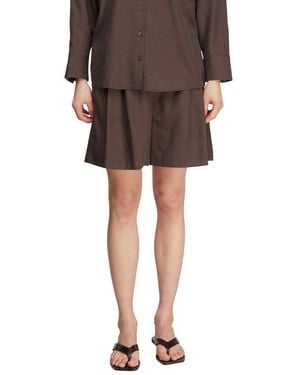 Comma, Shorts Sommer-Shorts Im Rock-Look - Schwarz