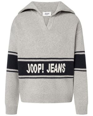Joop! Strickpullover Kilo Mit Woll-Anteil - Grau