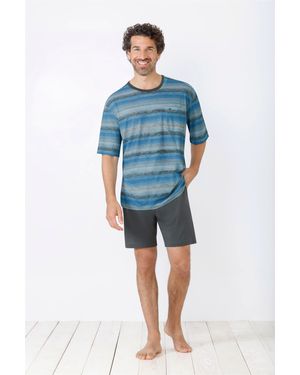 Hajo 5-Pocket-Hose Shorty, Klima-Soft - Blau
