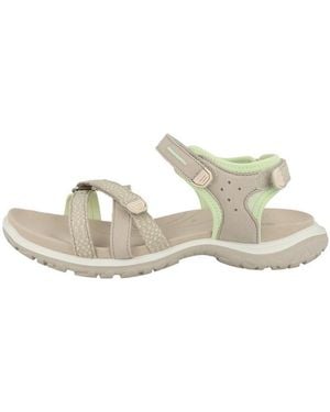 Ecco Offroad Roam Damen Trekkingschuh Wanderschuhe, Sandalen, Sandaletten, Sommerschuhe, Outdoorschuhe - Mettallic