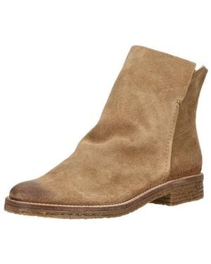 Felmini Stiefelette Veloursleder Stiefelette - Natur
