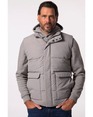 JP1880 JP AWARE Steppweste recycelte Materialien bis 7 XL - Grau