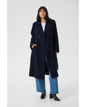 Kaffe Wintermantel Jacke Kafanny - Blau