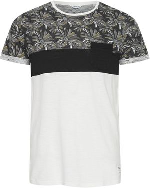 Solid Rundhalsshirt SDFlorian Kurzarmshirt mit Bustttasche - Schwarz