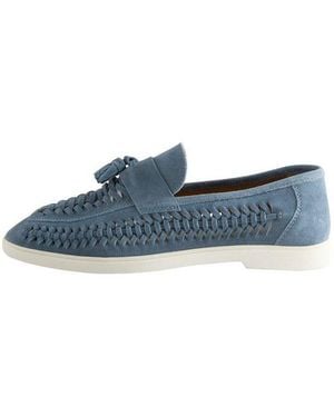 Next Loafer Aus Veloursleder Mit Quastendetails Loafer - Blau