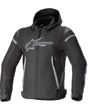 Alpinestars Motorradjacke Zaca wasserdichte Motorrad Textiljacke wasserdicht - Grau