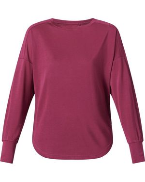 ENERGETICS Da.-Langarmshirt Omarly 3 wms 290 RED WINE - Lila
