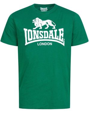 Lonsdale London T-Shirt Logo - Grün