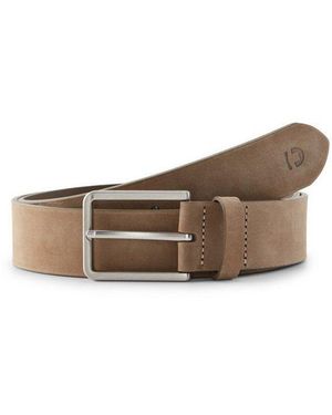 Tom Tailor Ledergürtel Belts Ttcharlie Ledergürtel Mit Eckiger Dornschließe - Natur