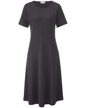 HESSNATUR Jerseykleid (1-Tlg) - Schwarz