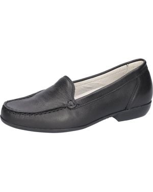 Waldläufer Hina Mokassin Slipper, Bequemschuh, Schlupfschuh - Schwarz