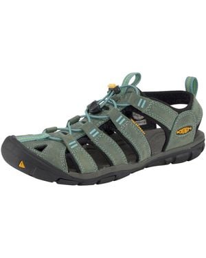 Keen Clearwater Cnx Leather Sandale - Grün