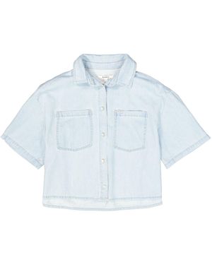 Garcia T- ladies shirt ss - Blau