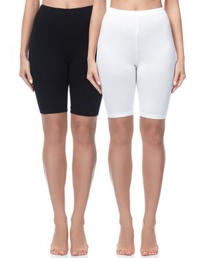 Merry Style Pack Kurze Leggings aus Baumwolle MS10-200 (2-tlg) elastischer Bund - Blau