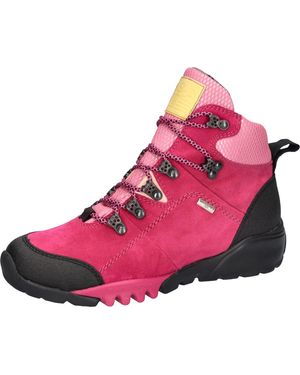 Waldläufer H-Amiata Trekkingschuh Outdoorschuh, Wanderschuh, Schnürboots, Schuhweite H (Sehr Weit) - Gelb