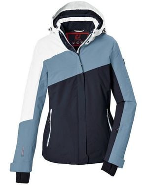Killtec Skijacke Ksw 101 Wmn Ski Jckt Wind- Und Wasserdichte Damenjacke Mit Colourblock-Design - Blau