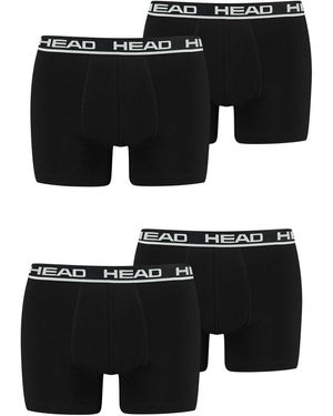Head Boxershorts Unterwäsche im (4-St., 4er Pack) - Schwarz