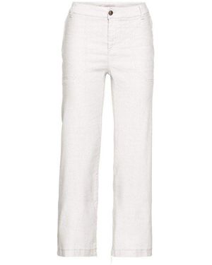 M·a·c 5-Pocket-Hose - Weiß