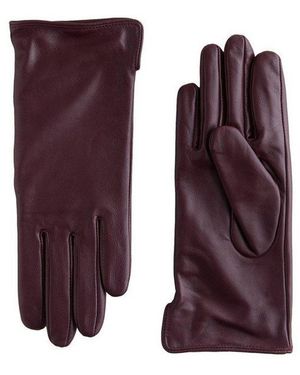 Next Lederhandschuhe Lederhandschuhe (1-St) - Lila