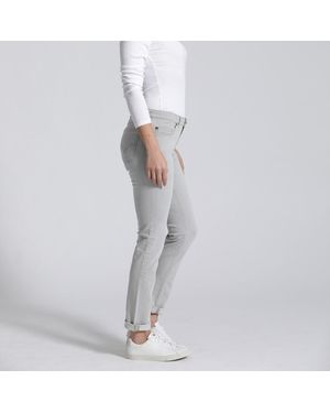 Feuervogl Jeans fv-Sve:nja, Slim Fit, Medium Waist, jeans 5-Pocket-Style - Weiß