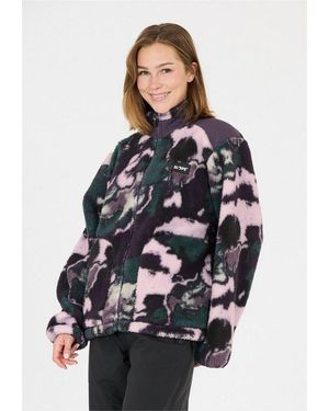 SLOPE Fleecejacke Kendor Aus Wärmendem Teddy-Stoff - Blau