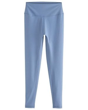 Self Highwaist Leggings Leggings Mit Hohem Bund (1-Tlg) - Blau