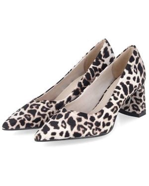 Tamaris Klassische Pumps 1-22453-45-360 Damen Textil Keilpumps - Schwarz